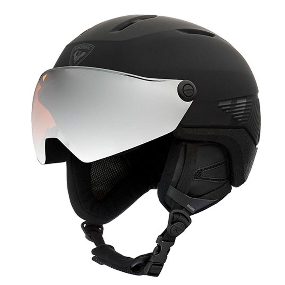 로시놀 바이저 헬멧 ROSSIGNOL FIT VISOR IMPACTS BLACK