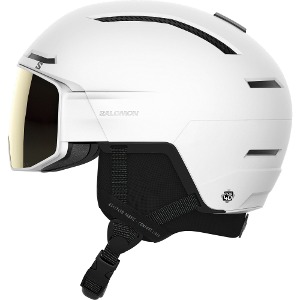 살로몬 스노우보드 스키 바이저 헬멧 2324 DRIVER PRO SIGMA White