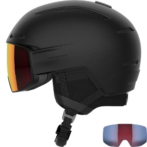 살로몬 스노우보드 스키 바이저 헬멧 2324 DRIVER PRIME SIGMA PLUS Black