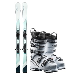 ELAN SNOW white LS+노르디카 SPEEDMACHINE 3 85 GW  여성 스키 세트